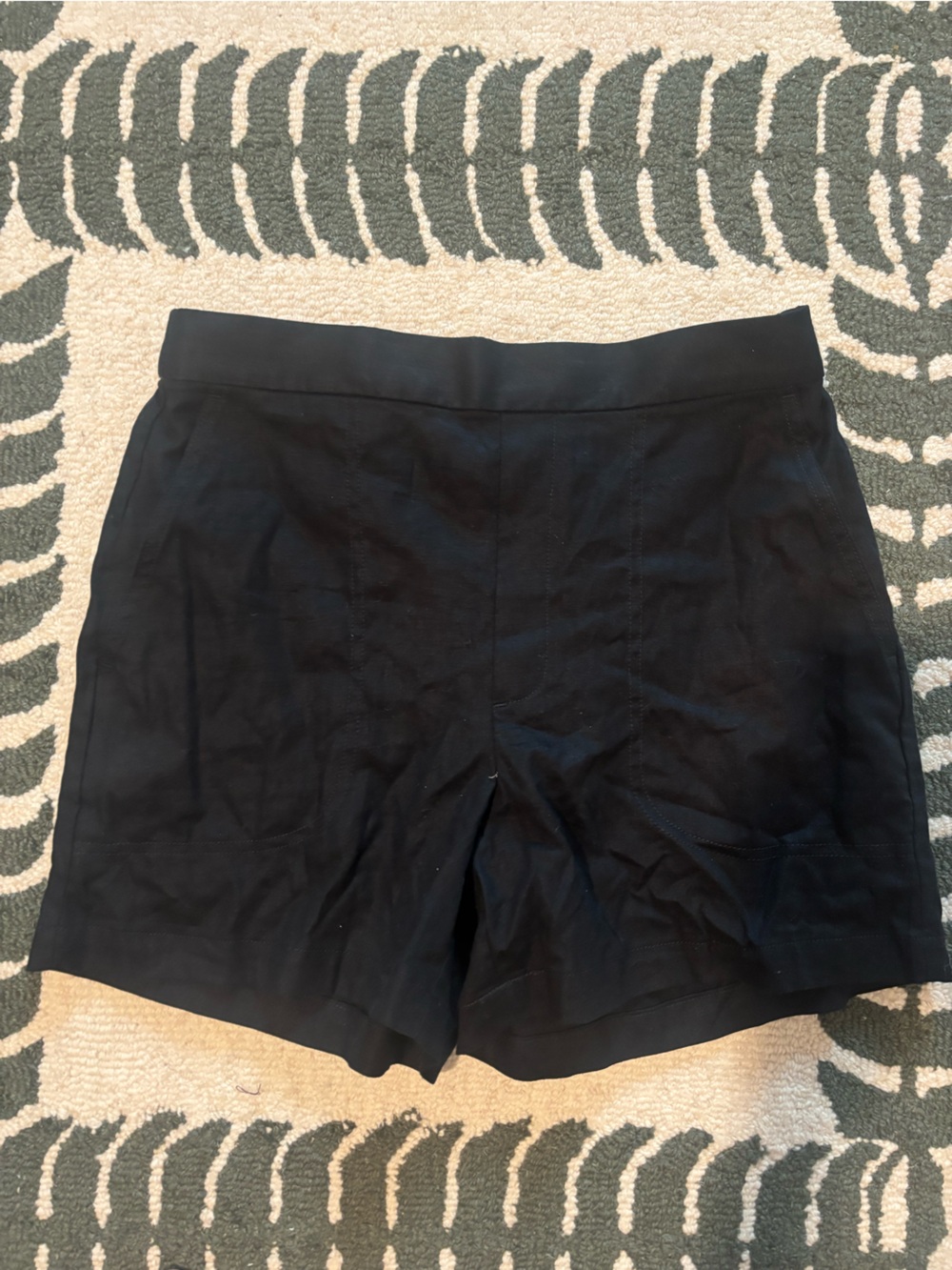 Banana Republic Black Pull-On Bermuda Shorts